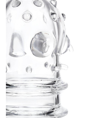 A-TOYS, Penis Sleeve, TPR, Transparent, 15.3 cm