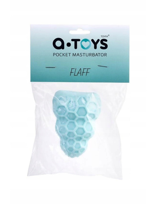 Masturbator TOYFA A-Toys – niebieski, kompaktowy 8 cm – Zabawki, Masturbatory