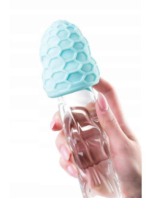 Kompaktowy masturbator A-Toys Toyfa (niebieski, 8 cm)