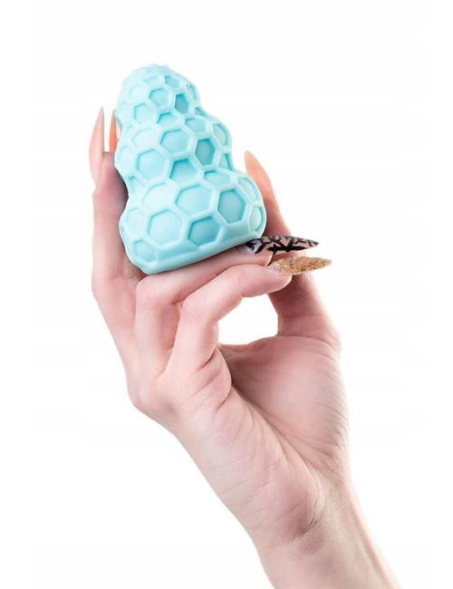 Kompaktowy masturbator A-Toys Toyfa (niebieski, 8 cm)