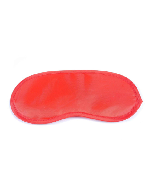 Love Mask Red - Satynowa Maska na Oczy BDSM – Zabawki, Maski