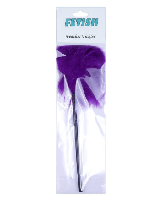 Fetish B-Series Fioletowy piórowy łaskotacz Feather Tickler