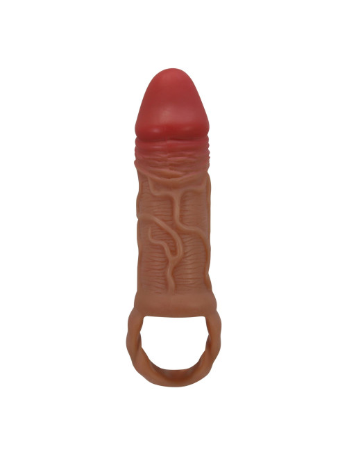 PRETTY LOVE Breyden PENIS SLEEVE – Nakładka na penisa z kuleczkami, przedłużka, zwiększa długość i obwód