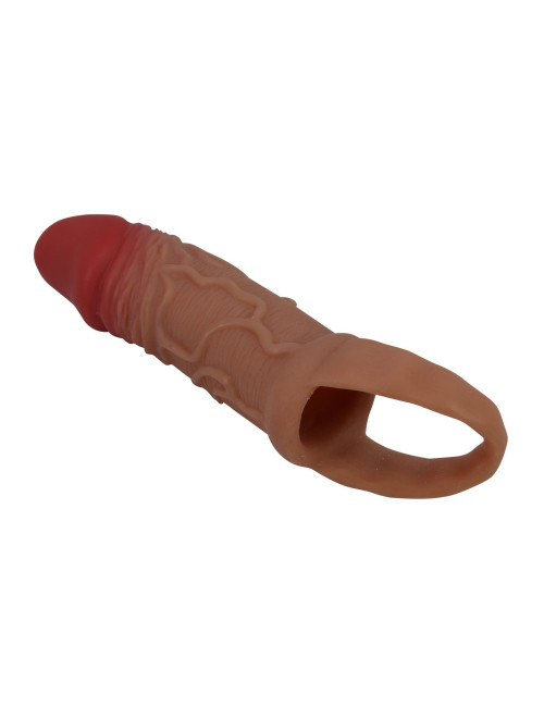 PRETTY LOVE Breyden PENIS SLEEVE – Nakładka na penisa z kuleczkami, przedłużka, zwiększa długość i obwód