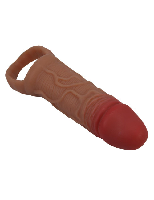 PRETTY LOVE Breyden PENIS SLEEVE – Nakładka na penisa z kuleczkami, przedłużka, zwiększa długość i obwód