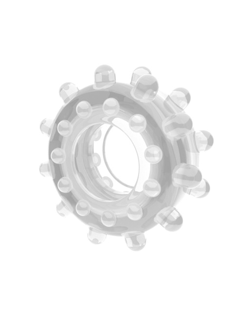 Lovetoy Power Plus Cockring Clear - Przezroczysty pierścień erekcyjny