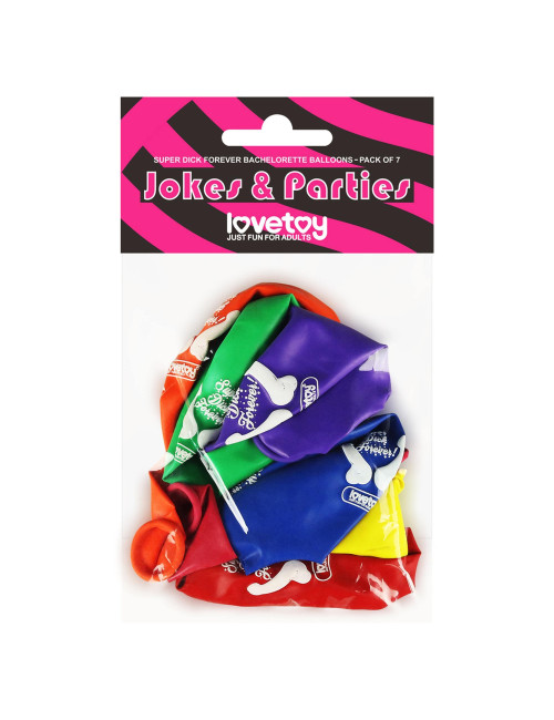 Super Dick Forever Bachelorette Balloons(Pack of 7)