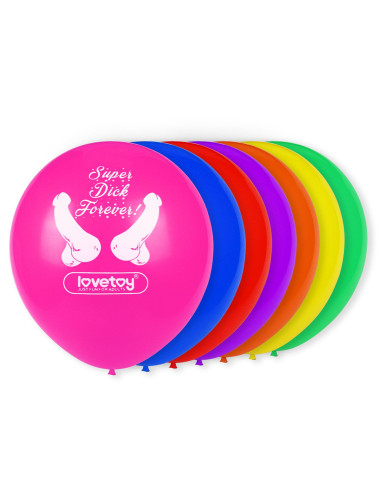 Super Dick Forever Bachelorette Balloons(Pack of 7)