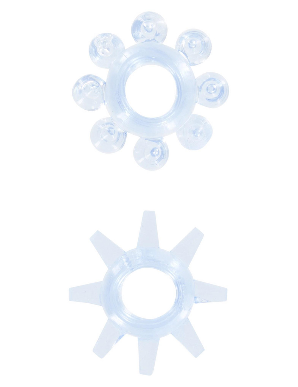 Power Stretchy Rings 2pcs Blue