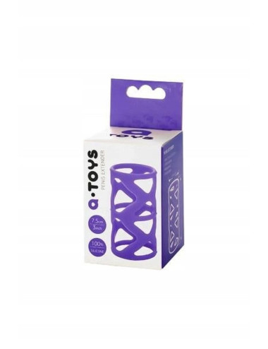 A-TOYS, Penis Sleeve, Silicone, Purple, 7.5 cm