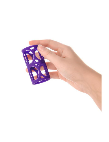 A-TOYS, Penis Sleeve, Silicone, Purple, 7.5 cm