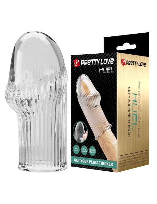 Pretty Love Huel Penis Sleeve (Clear)