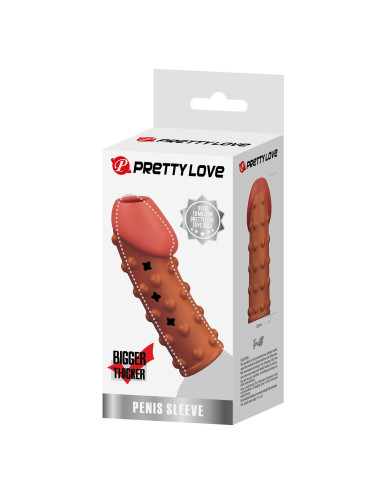 PRETTY LOVE Penis Sleeve, TPR, Waterproof
