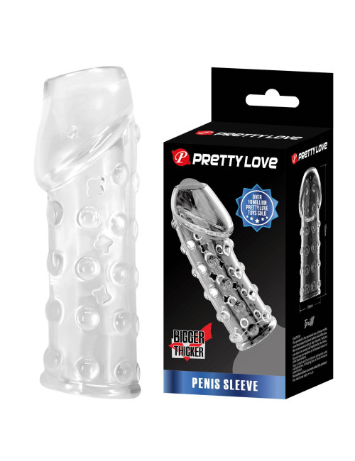 PRETTY LOVE Penis Sleeve, TPR, Waterproof
