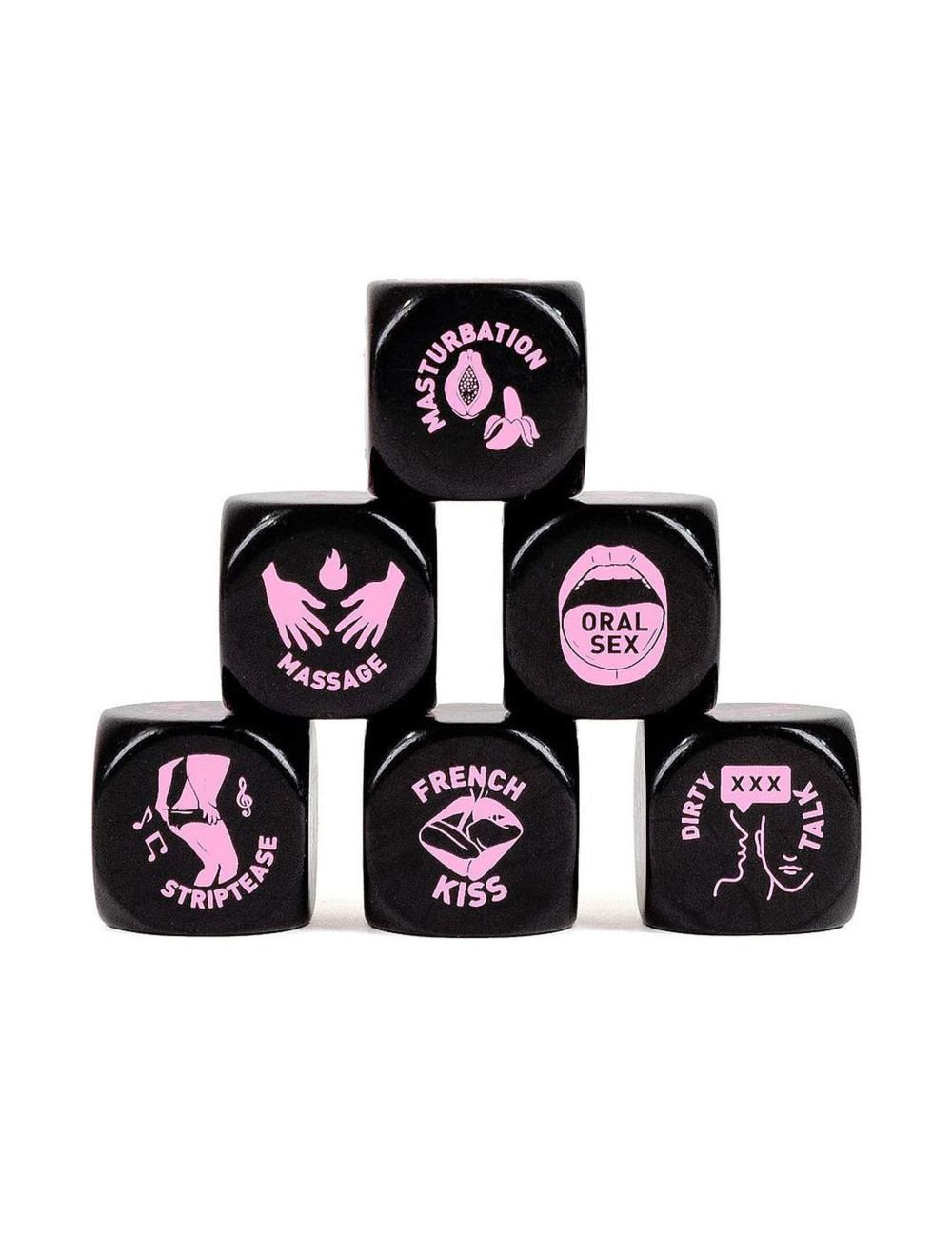 FOREPLAY DICE 20 mm - Kości erotyczne do gier śmiesznych