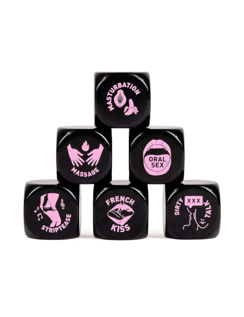 FOREPLAY DICE 20 mm - Kości erotyczne do gier śmiesznych