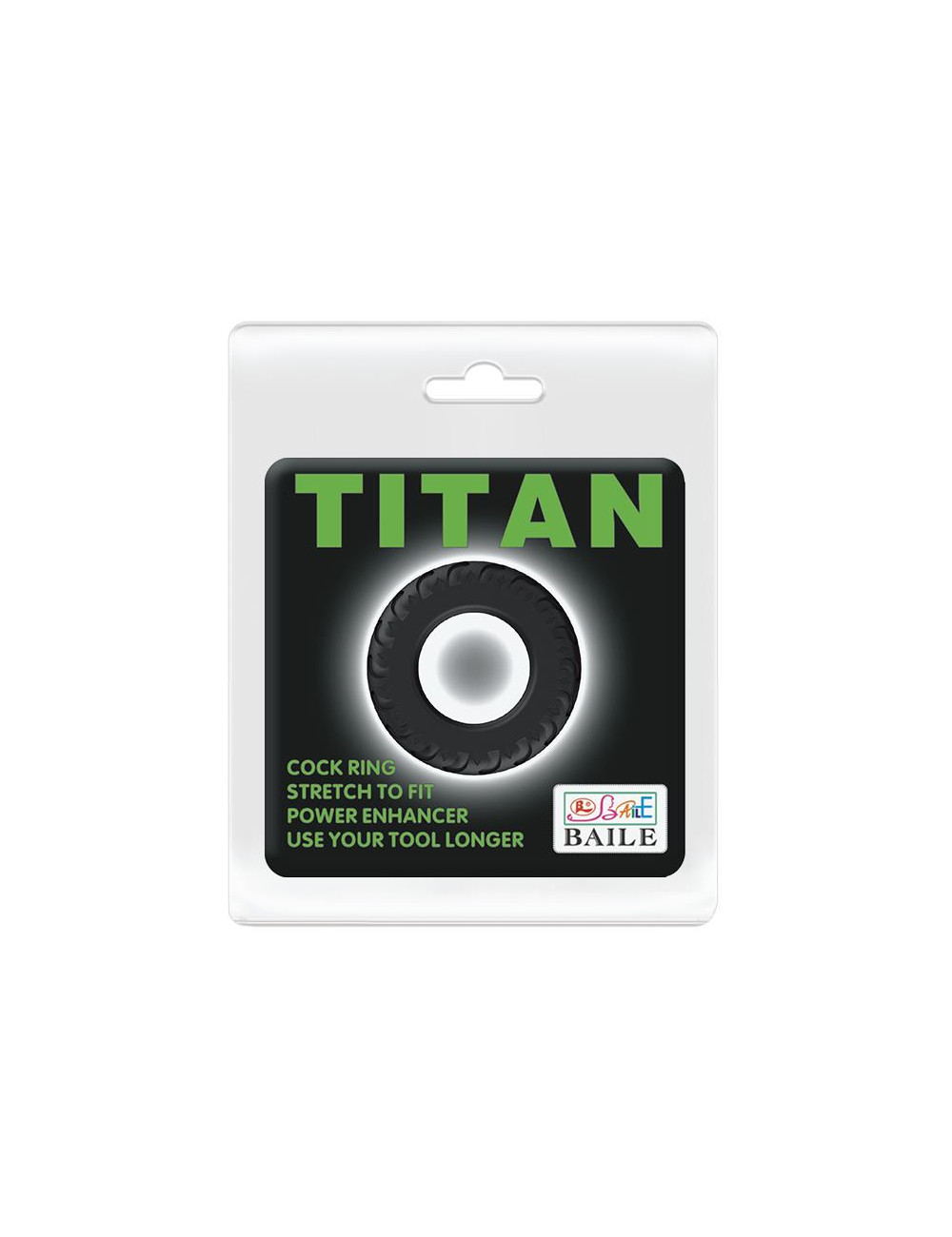 Baile Titan Ring - Silikonowy Pierścień na Penisa