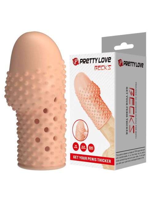 Pretty Love Becks Nakładka na Penisa – Penis Sleeve (Flesh)