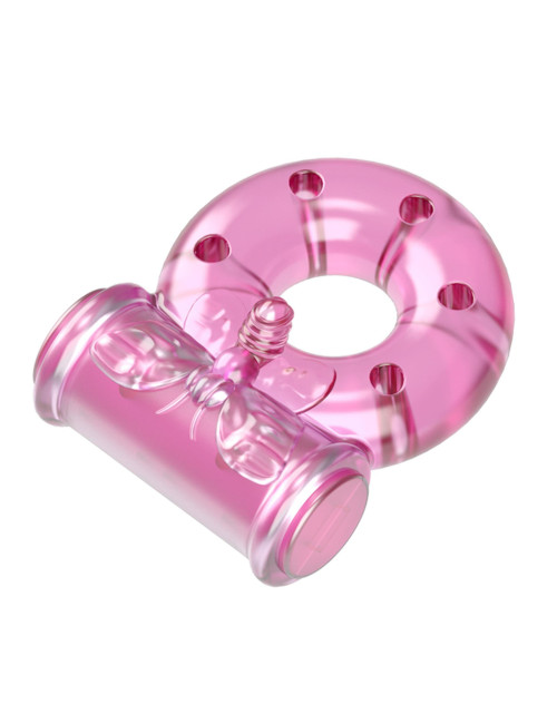 Baile Wibracyjny Pierścień na Penisa Motylek Pink