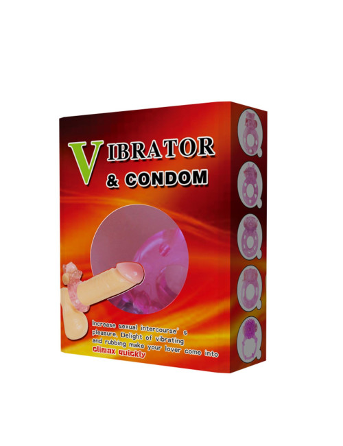 Pierścień erekcyjny z wibracją Pink – Vibrating Bear Ring