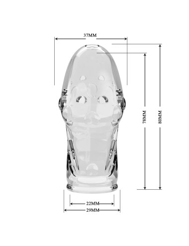 Pretty Love Penis Sleeve – Booker (Clear)