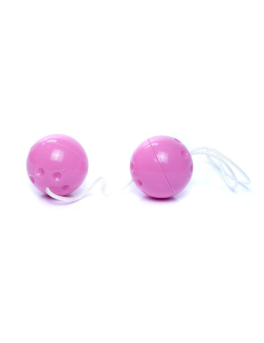 Kulki-Gejszy Duo-Balls Purple - bez wibracji, trening Kegla, dyskretne i bezpieczne