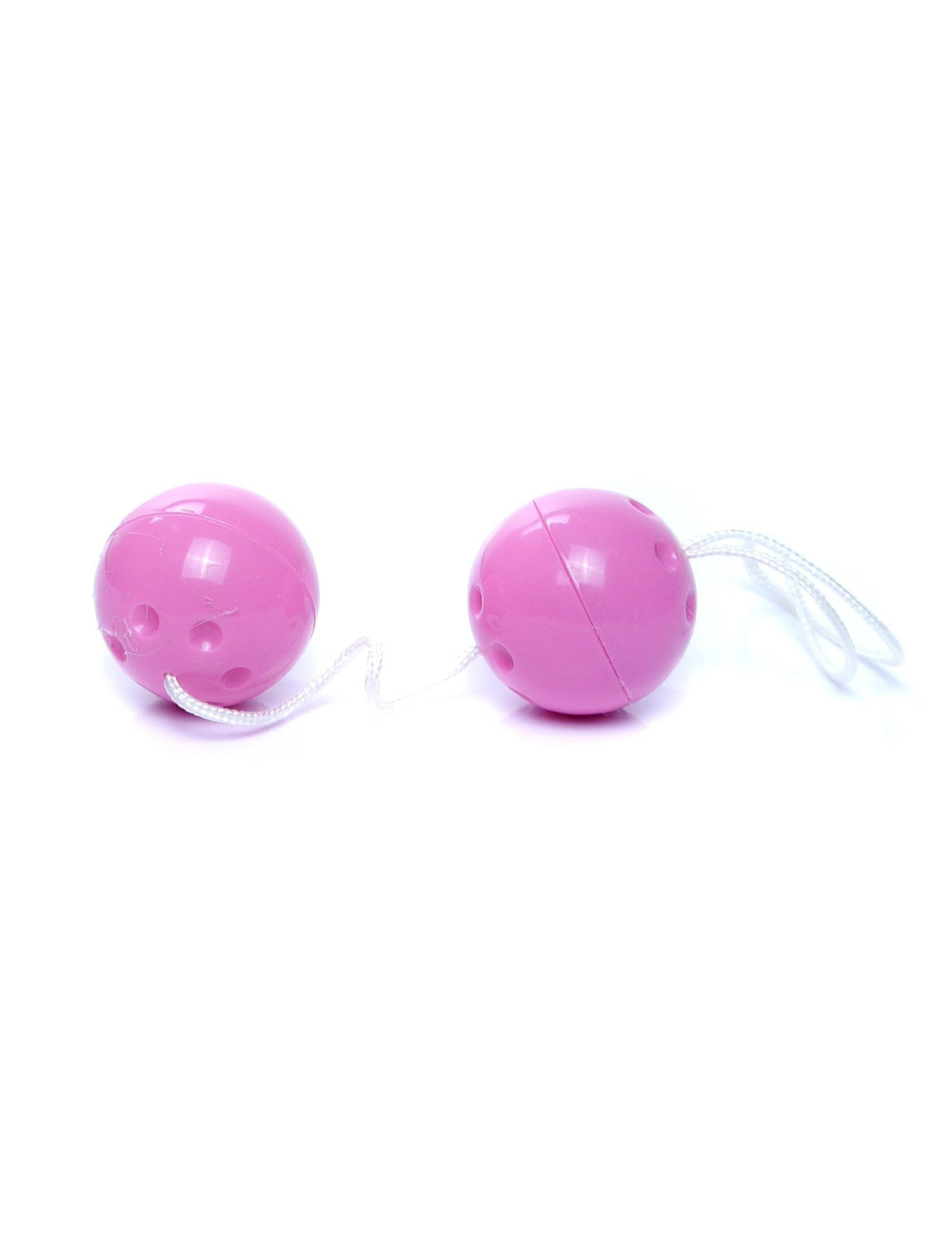 Kulki-Gejszy Duo-Balls Purple - bez wibracji, trening Kegla, dyskretne i bezpieczne