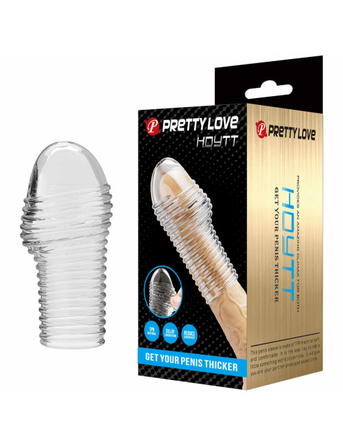 Pretty Love Penis Sleeve – Hoytt (Clear)
