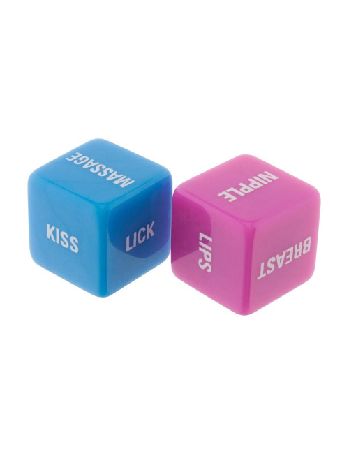 ToyJoy Lovers Dice Pink - Różowe kości erotyczne dla par