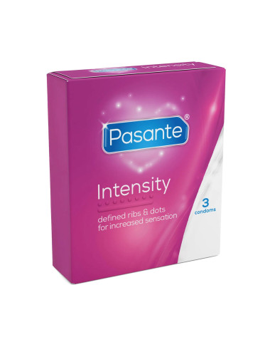 Pasante Ribs & Dots/Intensity Condoms 3 pcs