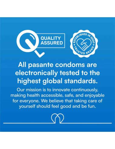 Pasante Ribbed/Passion Condoms  3 pcs