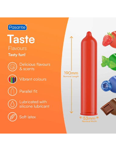 Pasante Flavours/Taste Condoms 3 psc