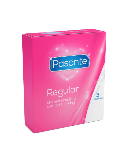 Pasante Regular Condoms  3 pcs