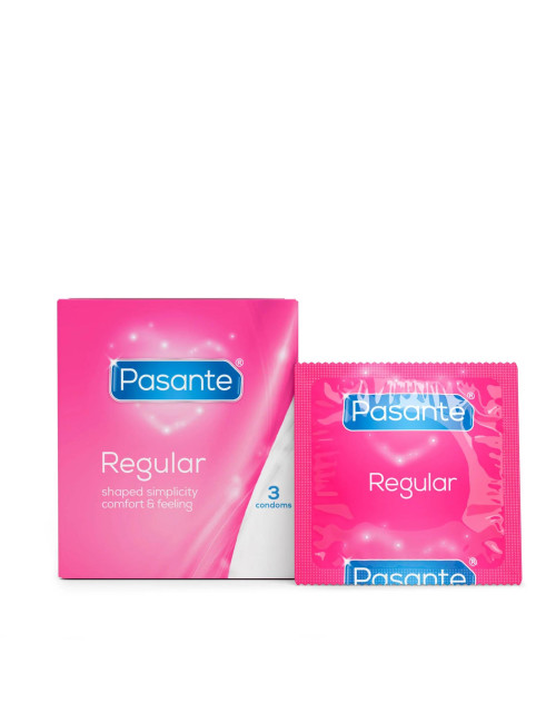 Pasante Regular Condoms  3 pcs