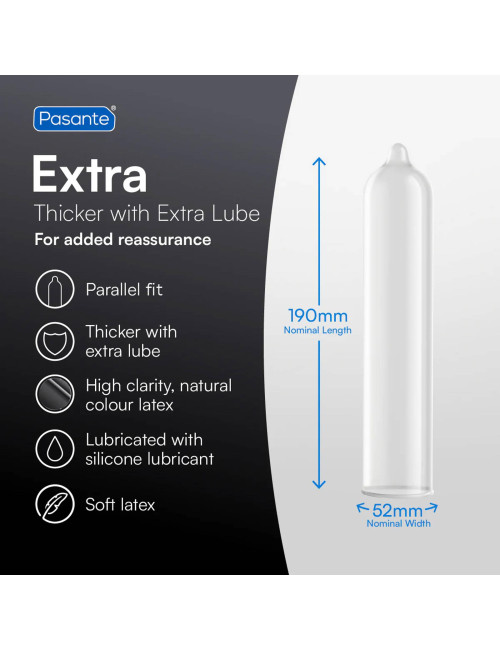 Pasante Extra Condoms  3 psc