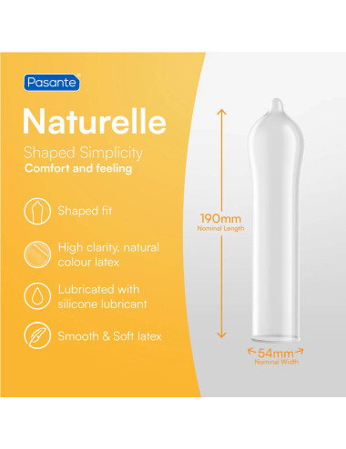 Pasante Naturelle Condoms 3 pcs