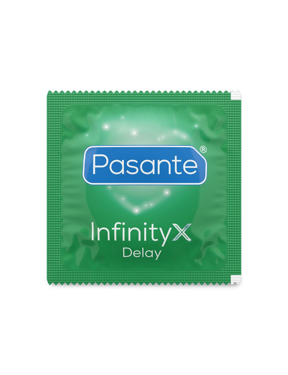 Pasante Delay Infinity "X" – Prezerwatywy opóźniające wytrysk 1 szt.