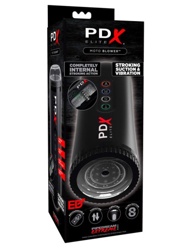 PDX Elite Moto Blower - Masturbator automatyczny z wibracjami