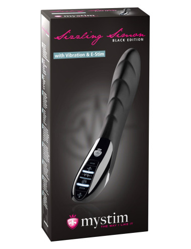Sizzling Simon Estim Vibrator Black