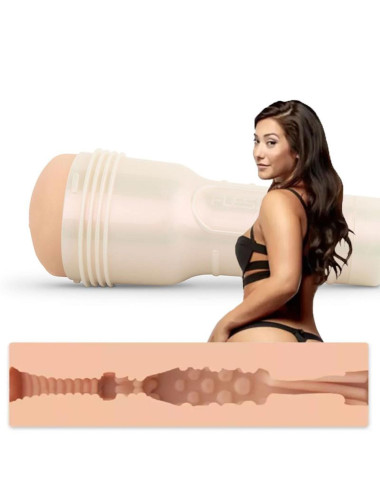 Fleshlight Eva Lovia Spice – Realistyczny masturbator z żebrowanym wnętrzem (Zabawki erotyczne, masturbator)