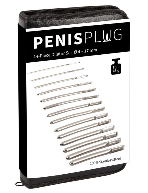 Penisplug 14-Elementowy Zestaw Dilatorów Urologicznych