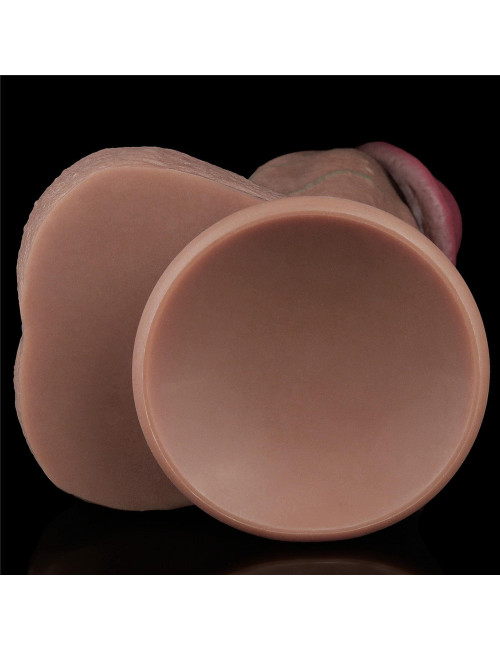Lovetoy Dual Layered Silicone Cock XXL - Realistyczny dildo