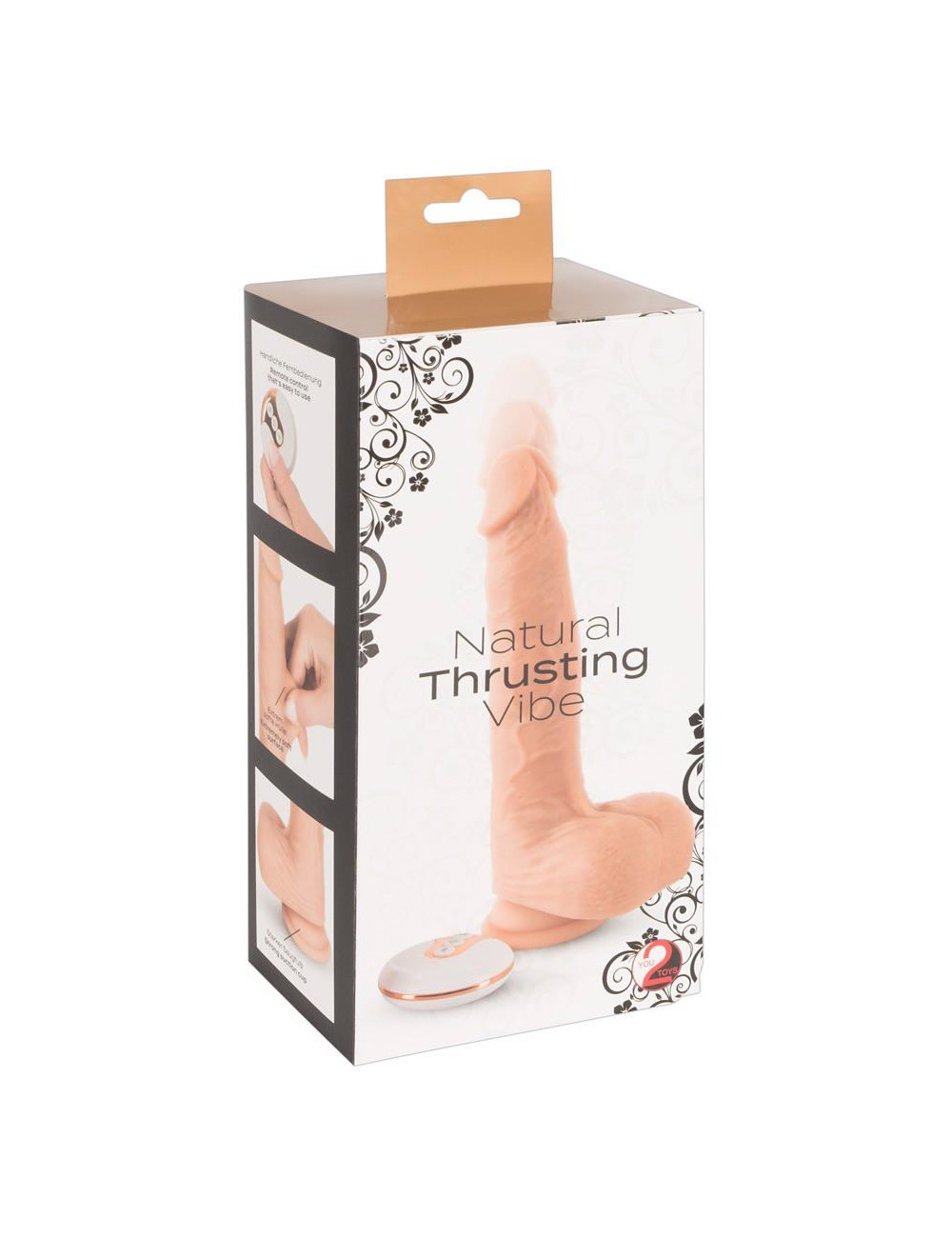 You2Toys Natural Thrusting Vibe Wibrator z Funkcją Posuwu
