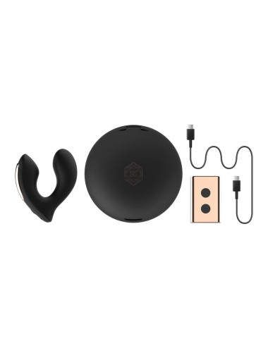 Rosy Gold – Wearable Vibrator with Luxury Charging Case – Black