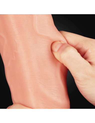 12 Dual Layered Platinum Silicone Cock