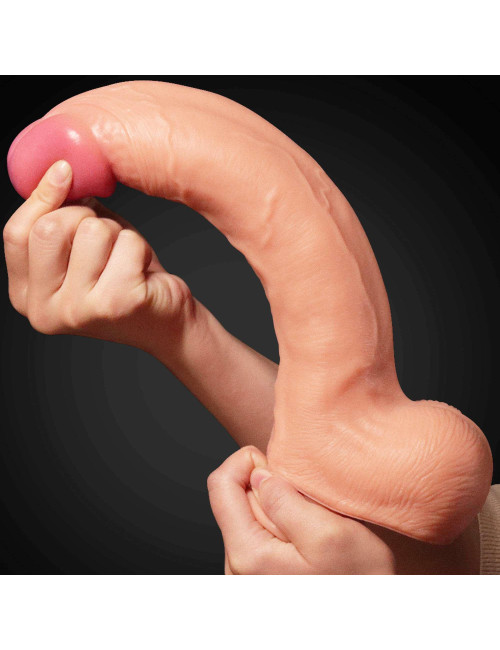 Realistyczny dildo Lovetoy 12 cali Platinum Silicone Cock