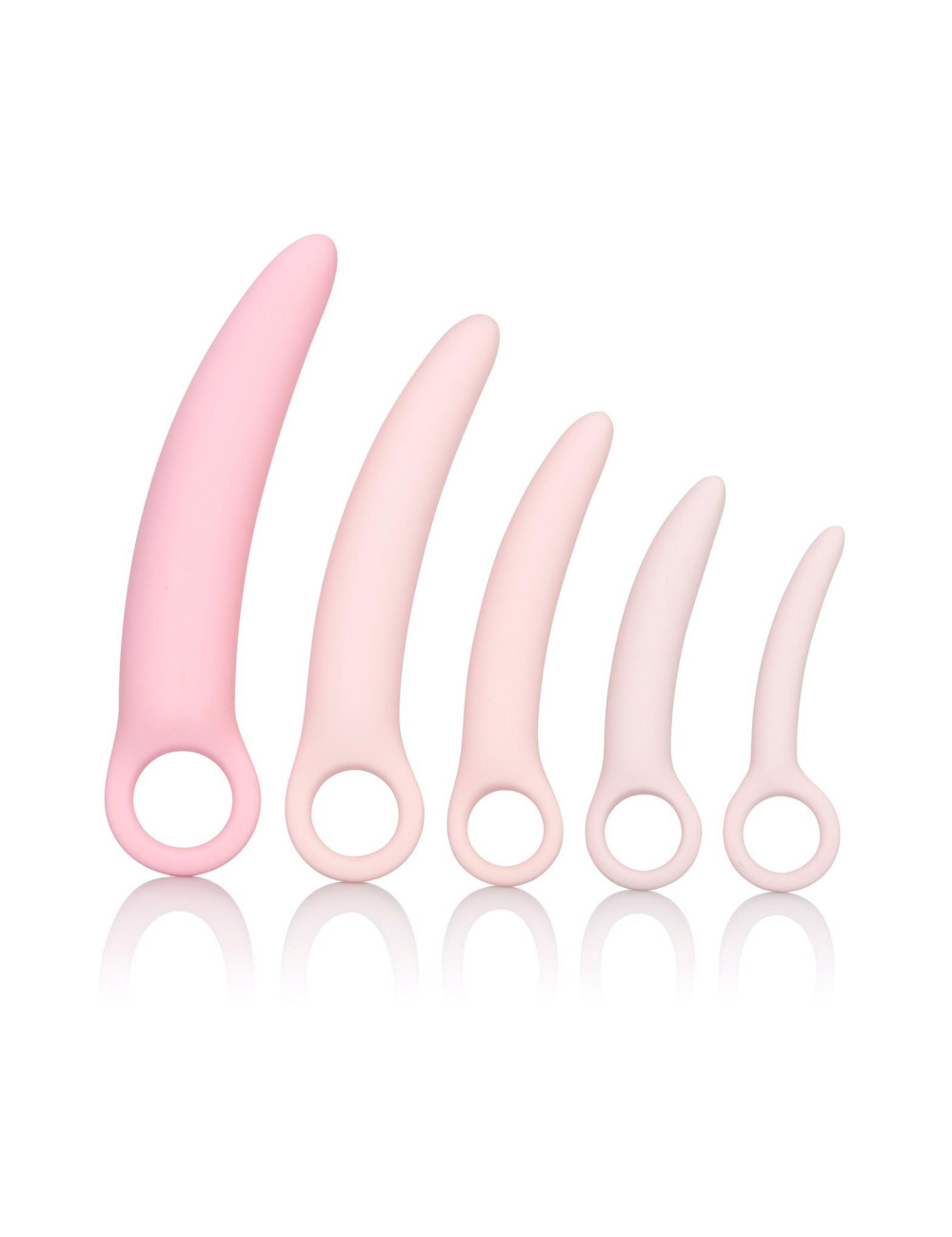 Zestaw różowych dilatorów silikonowych Calexotics 5 sztuk