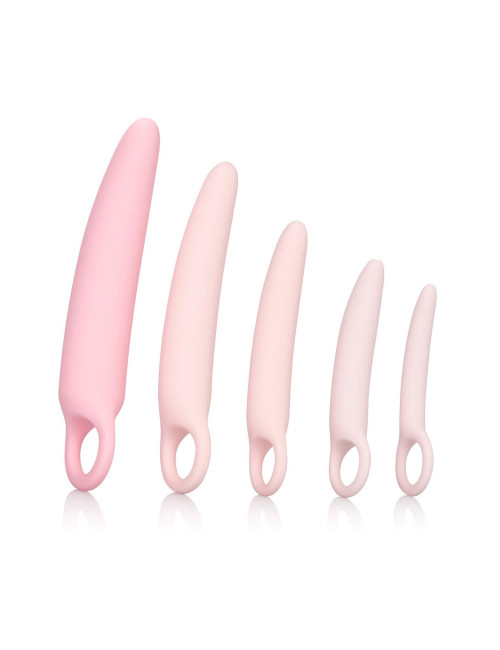 Zestaw różowych dilatorów silikonowych Calexotics 5 sztuk