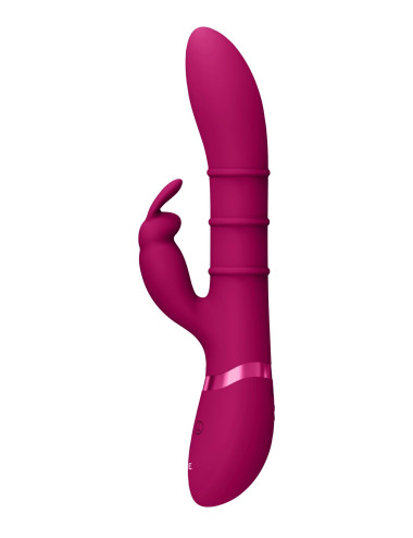 Vive G-Spot Pink – Stymulujące pierścienie i wibrator króliczek