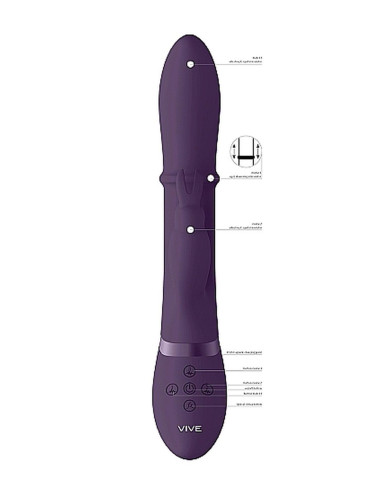 Wibr/króliczek- Halo - Purple